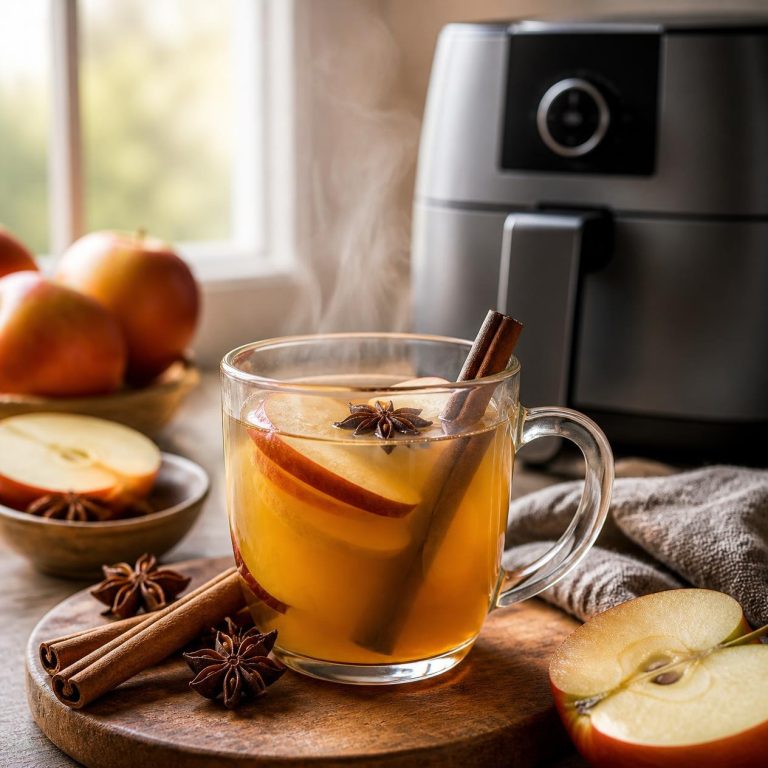 5-Minute Air Fryer Apple Cider