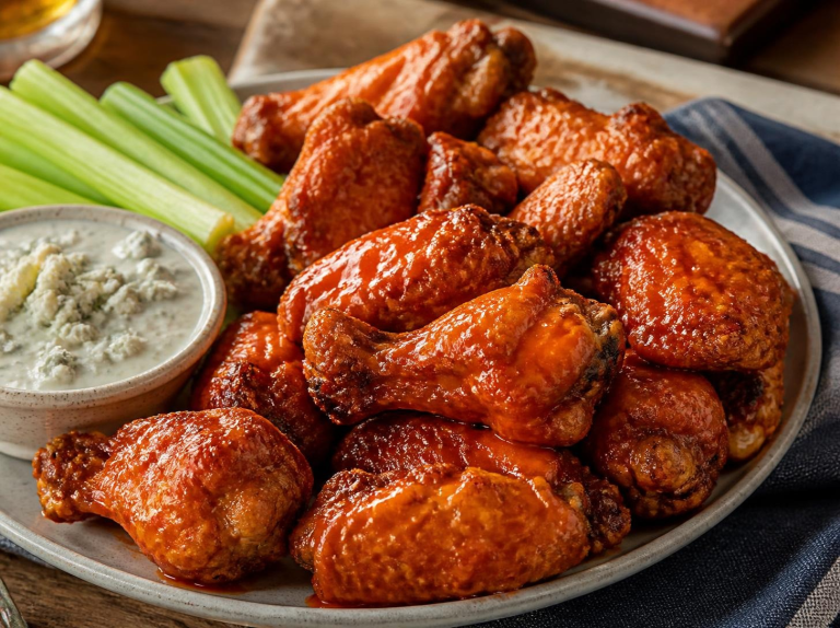 Crispy Air Fryer Buffalo Chicken Wings