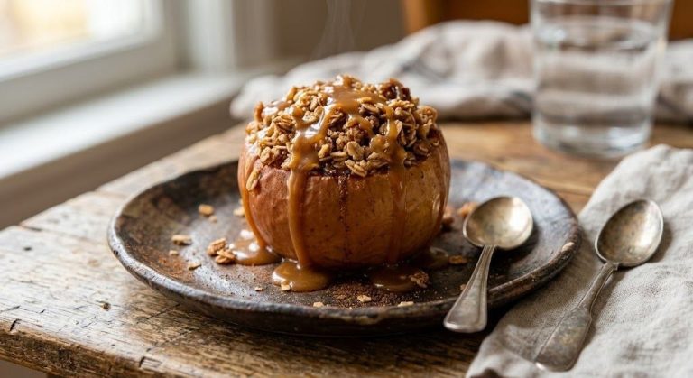 5-Minute Air Fryer Baked Apples with Cinnamon